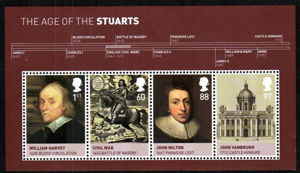 Great Britain Stamp 2814  - Age of the Stuarts - Image 1 of 1