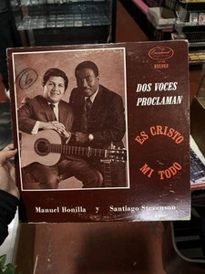 Manuel Bonilla, Santiago Stevenson – Dos Voces Proclaman Es Cristo Mi Todo LP - Imagen 1 de 4