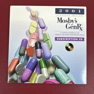 2001 11th edition Mosby's Gen RX GenRx Generic + Prescription Drug Reference CD - Bild 1 von 2