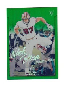 2019  Panini Chronicles Luminance Football Nick Bosa Green #211 RC /49 49ers - Picture 1 of 22