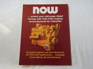 CAT Caterpillar 1100 3100 engine re-manufacture process brochure - Picture 1 of 3