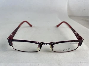 OGI MOD. 9043 Black/red EYEGLASSES GLASSES METAL FRAME 48-19-135mm - Imagen 1 de 4