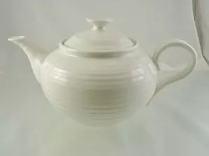 SOHPIE CONRAN TEIERA bianca con coperchio per PORTMEIRION - Foto 1 di 5