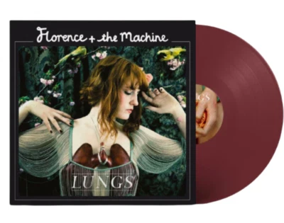 Florence & And The Machine – Lungs Burgundy 10th Anniversary Vinyl LP - NEW - Image 1 of 4