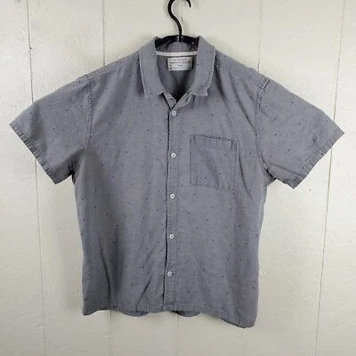 REI Cooperative Button Down Shirt Mens Extra Large Gray Collared Short Sleeve - Image 1 of 4