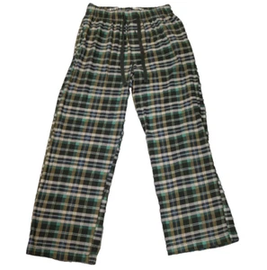 George Baumwolle kariert Knopfleiste Kordelzug elastische Taille Taschen Schlafhose S - Bild 1 von 15