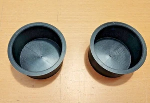 92-96 Center Console Cup Holder Inserts F150 F250 F350 Bronco OEM - Foto 1 di 6