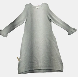 Charter Club Ribbed Sweater Dress Grey Slate Heather XXL D137 - Picture 1 of 7