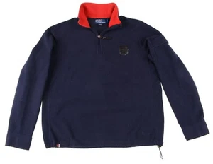 Suéter Polo Ralph Lauren lana azul polartec descenso suicidio suicidio lana M - Imagen 1 de 7
