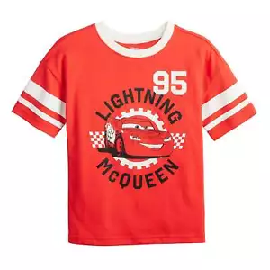 Jumping Beans x Disney Pixar's Cars Lightning McQueen T-Shirt Boys 4T New Kids - Picture 1 of 6
