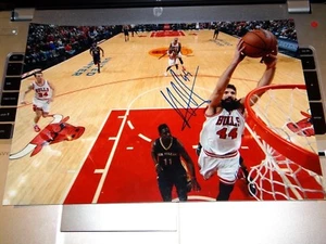 NIKOLA MIROTIC CHICAGO BULLS SIGNED 8X12 PHOTO NBA OLIMPIA MILANO!!! - Picture 1 of 1