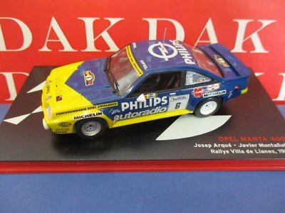 Die cast 1/43 Modellino Auto Opel Manta 400 Rally Villa de Llanes 1986 J. Arque - Immagine 1 di 4