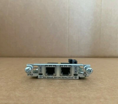Cisco VIC2-2FXS Voice/Fax Interface Card Cisco Voice and Collaboration (Inc VAT) - Image 1 of 4