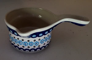 Boleslawiec multicolor saucepan - Picture 1 of 7