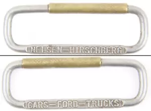 C1960s Nelsen Hirschberg Car Truck Ford Dealership Advertising Keychain Key Clip - Picture 1 of 3