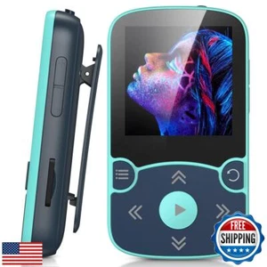AGPTEK 64GB MP3 Player with Clip, A65 Bluetooth 5.3 Lossless Sound with FM Ra - Picture 1 of 5