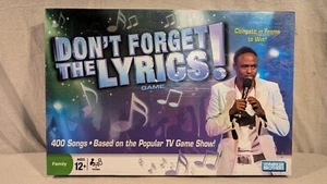 DON'T FORGET THE LYRICS! GAME PARKER BROTHERS - WAYNE BRADY 2008 - 100% Complete - Picture 1 of 13