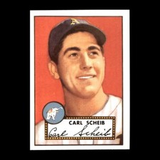 Carl Scheib 1983 Topps 1952 Reprint Series Philadelphia Athletics #116 NM+ Pack