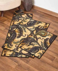 Alfombra decorativa de acento látex con respaldo de piso interior alfombra de gran tamaño cachemira - Imagen 1 de 1