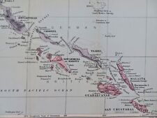 Solomon Islands Oceania Pacific Ocean Ysabel Bougainville 1893 Stanford map