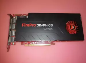 AMD FirePro Graphics W7000 Graphics Card 4GB 4K 4096x2160 4x DisplayPort DP - Picture 1 of 6