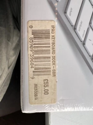 New And Sealed Rare Collectors Item Apple iPad Keyboard Dock A1359 - Image 1 of 4