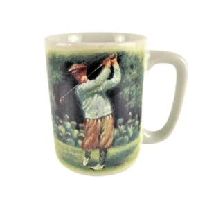 Vintage Otagiri Japan Figi Graphics Golf Mug Cup ~ A Game of Most Misses - Gift - Picture 1 of 9