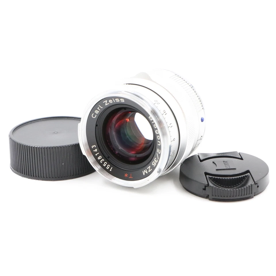 Carl Zeiss C Biogon T* 35mm f/2 ZM Silver for Leica M Lens [Top Mint] - Image 1 of 4