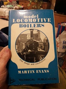 Model Locomotive Boilers - Martin Evans - Vintage Hardback / Dust Jacket - 1969 - Imagen 1 de 5