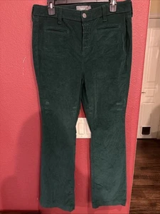 Torrid Corduroy Pants Womens 10T Green Button Fly Boot Cut Retro - Picture 1 of 5