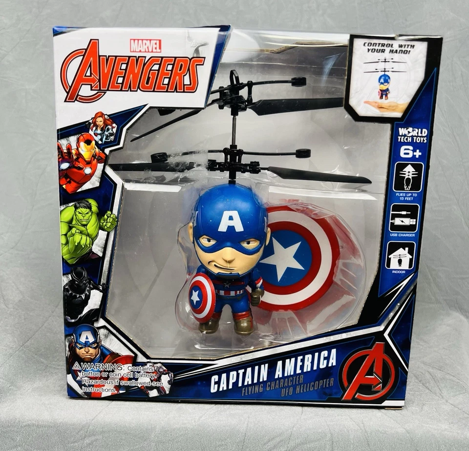Captain America Flying Character UFO Helicopter -