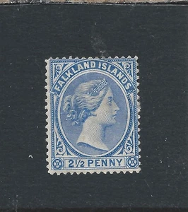 FALKLAND IS 1891-1902 21/2d PALE CHALKY ULTRAMARINE MINT SG 27 CAT £300 - Bild 1 von 2