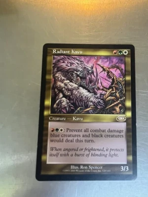 Radiant Kavu LP Planeshift Vintage Magic Cards, COMBINED SHIPPING - Image 1 of 2