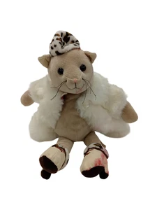 Jellycat Fur Coat Cat Kitty J266 Vintage Soft Toy Plush Collectable Toys - Picture 1 of 9