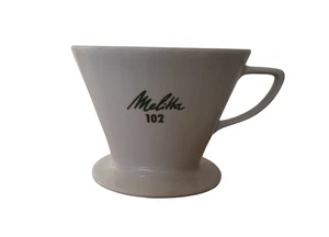 Melitta 102 Kaffeefilter Porzellan 3-Loch Filter Schnellfilter grün - Bild 1 von 4