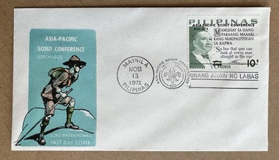 1972 Philippines FDC • Asia-Pacific Scout Conference • 11/13/1972 - Image 1 of 4