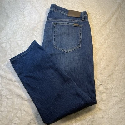 Pantalones de mezclilla Joe's The Folsom para hombre talla 38x30 azul calce atlético apertura de pierna ajustada Foto 1 de 4