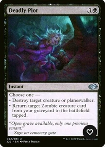 X 1 Deadly Plot NM J22 022 MTG Magic The Gathering - Picture 1 of 1