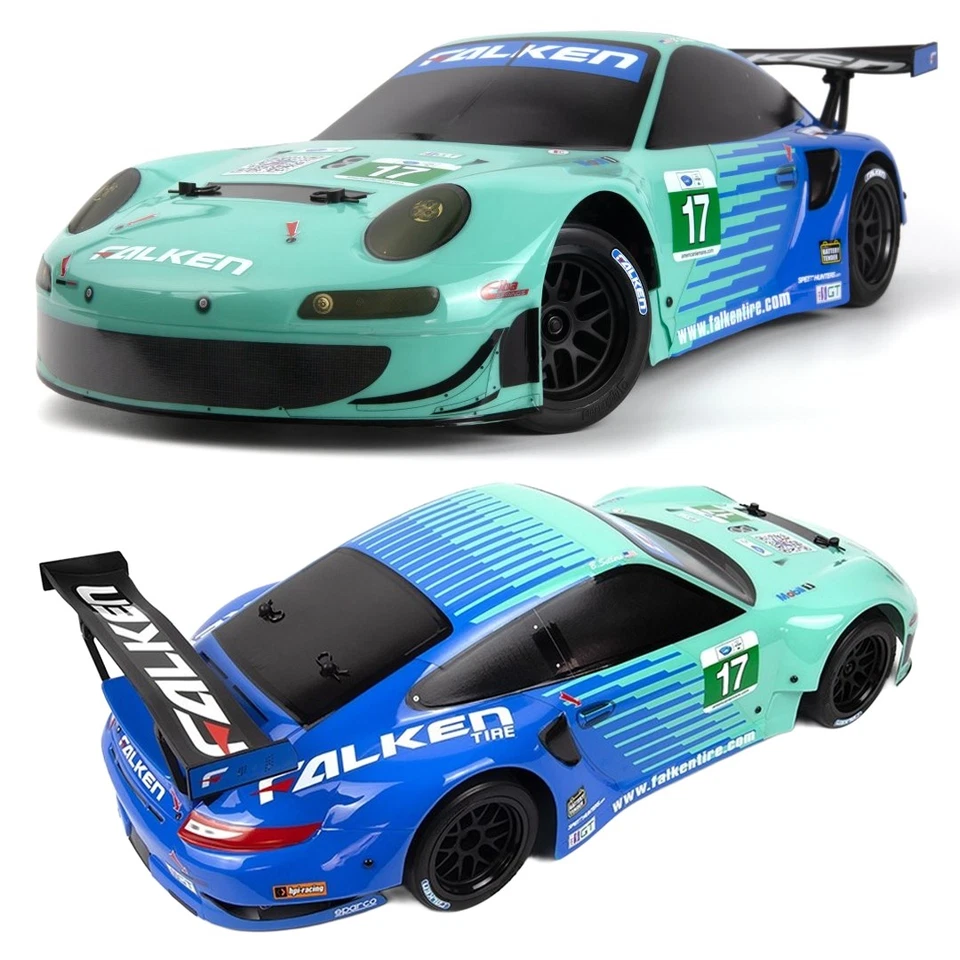 HPI Racing 160780 1 10 RS4 Sport 3 Porsche 911 GT3 RSR Falken RTR On-Road Car