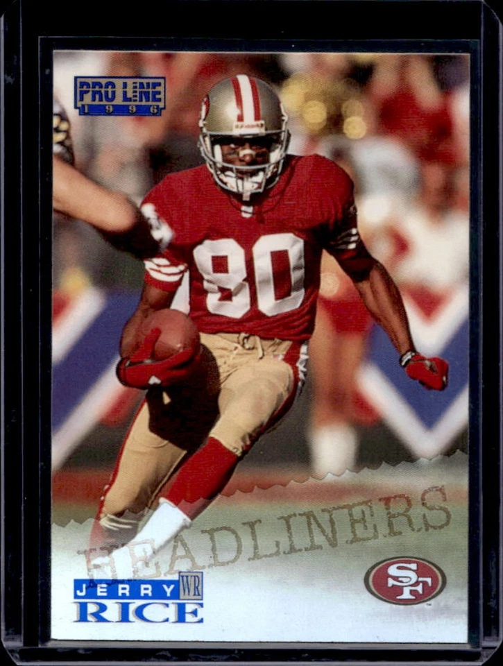 1996 Score Board Pro Line Jerry Rice Headliners #140 49ers - Image 1 of 2