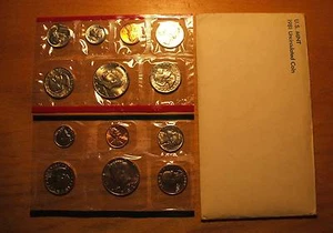 1981 United States MINT SET - 10 COIN SET WITH ENVELOPE - Picture 1 of 1