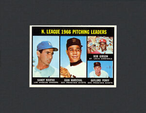 NL Pitching Leaders (Sandy Koufax) 1967 Topps #236 +6 HOFer Cards LOT - Gem Mint