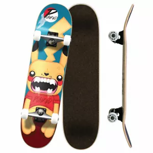 Yocaher Graphic Pika 7,75" Skateboard completo - Foto 1 di 7