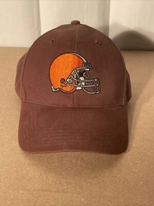 Cleveland Browns NFL Team Apparel Adjsutable Hat•Brown/Orange - Picture 1 of 8