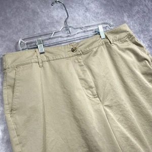 Kim Rogers Khaki Chino Shorts- Women’s Size 18 Stretch Casual Preppy Summer - Picture 1 of 9