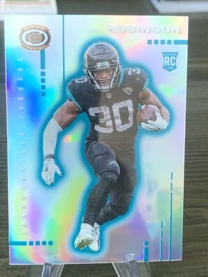 2020 Chronicles Dynagon James Robinson Silver Prizm Rookie Card RC #D-16 - Image 1 of 2