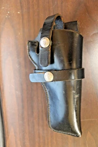 Vintage Bucheimer B4 Black Leather "Perfect Fit" Holster - Picture 1 of 2