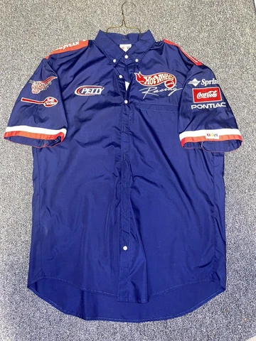 Kyle Petty Hot Wheels Petty Enterprises L Pit Crew Shirt NASCAR Cover