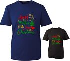 Just A Mother Who Loves Christmas T Shirt Santa Christmas Presents Xmas Gift Top