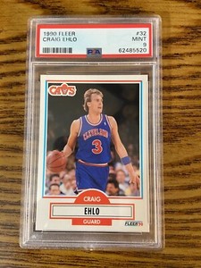 PSA 9 1990 Fleer Craig Ehlo #32
